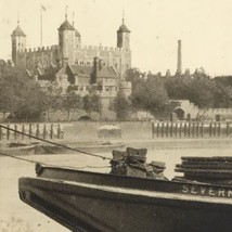 Tower Of London England RPPC Postcard Vintage Real Photo - £7.86 GBP