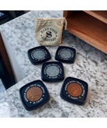Vintage Advertising Norstar Bank Islip Ave NY Plastic Rare Coin Coasters... - $531.77 MXN