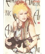 ⭕VTG card pocket calendar 1986 CYNDI LAUPER Portugal group music singer - $83.21 MXN