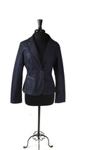 Express Design Studio Womens Dark Denim Jean Jacket Blazer Size 8 New 1 - $25.27