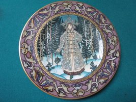 Russian FAILY Tales Collector Plate The SNOWMAIDEN Original - £40.24 GBP
