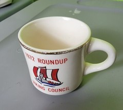 Vintage Coffee Mug Tea Cup 1970s 1972 Viking Council Round Up BSA - $38.95