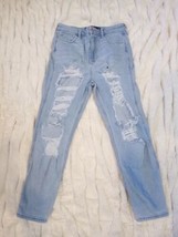 Hollister 5S  Ultra High-Rise Crop Mom Jean 27/25 26W/27L True - £9.34 GBP