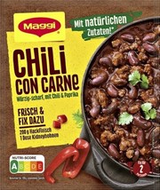 Maggi  CHILI CON CARNE 1 pc/2 servings Made in Germany FREE US SHIPPING - £4.63 GBP