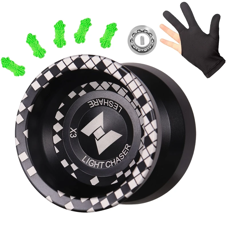 LIGHT CHASER X3 Competitive Yo-Yo,Alloy Yoyo for Beginners,Easy to Return and - £14.10 GBP