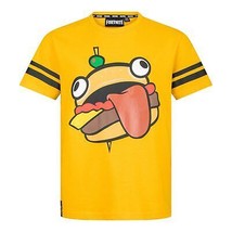 Fortnite Durrr Hamburger T-Shirt Manche Courte Orange T-Shirt pour Âges 6-14 - £19.90 GBP