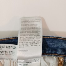 Levi's 501 Women's Cotton Blue Denim Pockets Jeans Measured Size (30"×27") image 6