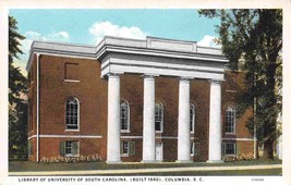 University South Carolina Library Columbia SC 1920s postcard - £5.44 GBP