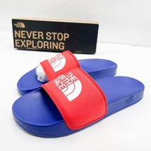 The North Face Base Camp Ii Slides Tnf Blue Horizon Red - $38.69