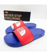 THE NORTH FACE BASE CAMP II SLIDES TNF BLUE HORIZON RED - $53.09 CAD