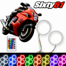 Honda CBR1000RR 2008-2021 Multi Color Changing Plasma Halo Angel Eyes w Remote - £95.67 GBP