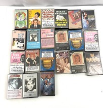 Lot of 21 Assorted Music Cassette Tapes Pop Rock Elvis Eddy Howard Patti Page - £17.59 GBP