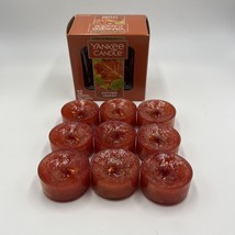 Yankee Candle Autumn Leaves 9 Scented Tea Lights Open Box - $6.00