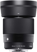 Sigma 30Mm F1.4 Dc Dn Contemporary Lens For L Mount - $375.99