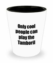 Tamboril Player Shot Glass Musician Funny Gift Idea For Liquor Lover Alc... - $12.84