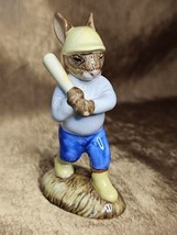 Royal Doulton Home Run Bunnykins Figurine DB043 Vintage 1985 Baseball - $59.39