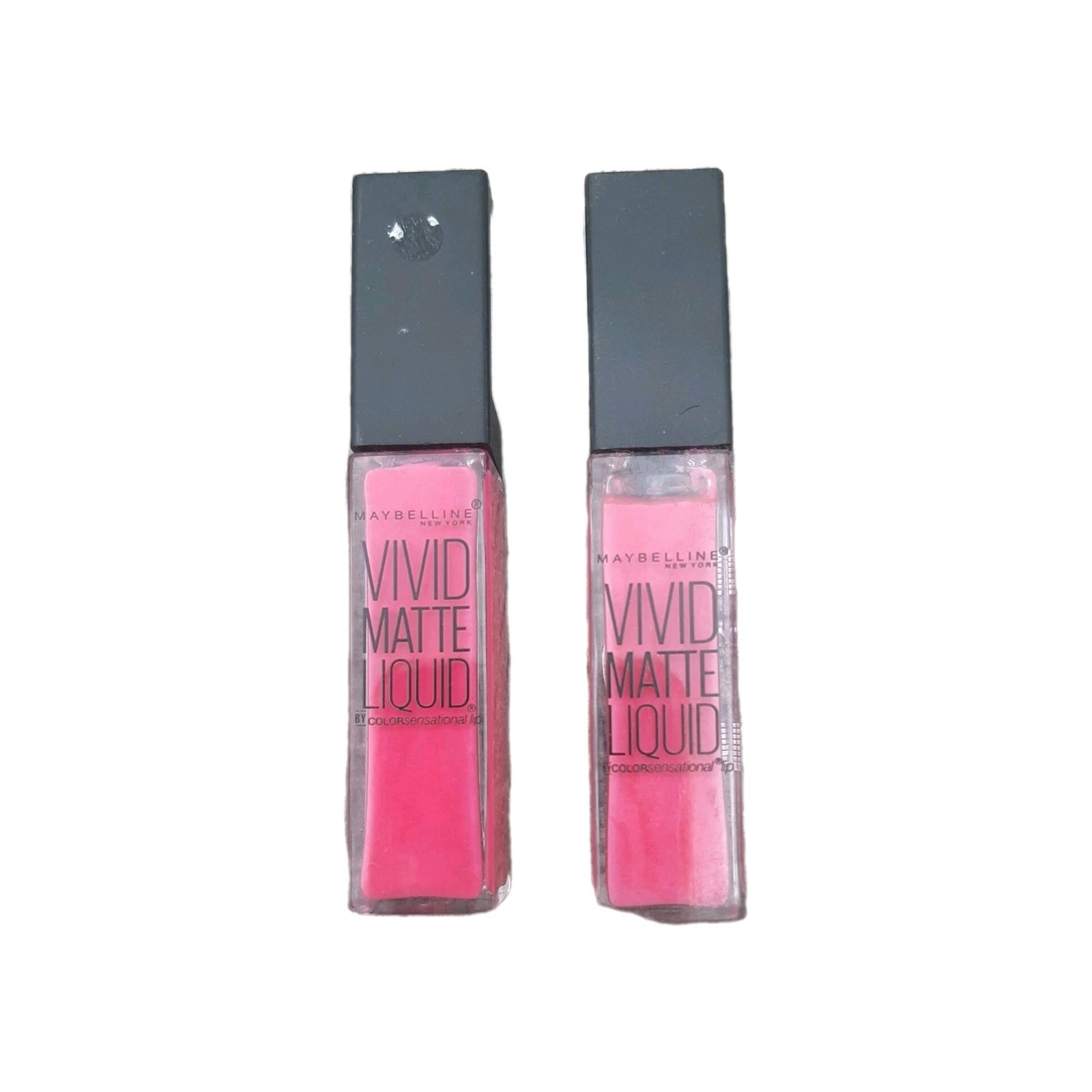 LOT OF 2 Maybelline NY Vivid Matte Liquid Lipstick 20 ELECTRIC PINK - $10.88
