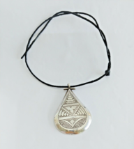 Tuareg Berber Necklace Silver African Vintage Pendant Ethnic Tribal Bohemian - £73.95 GBP