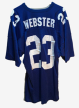 Corey Webster #23 New York Giants NFL Blue Russell Athletic Nylon Jersey XL - £86.29 GBP