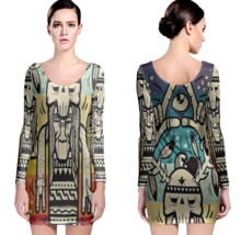 Totem  Women Sexy Long Sleeve Bodycon  Dress - £19.82 GBP