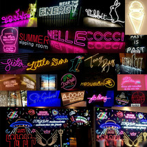 Eye-catching Personalized Custom LED neon flex sign-Business, Events, All sizes - £361.16 GBP+