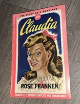 Aug 1943, Claudia, The Story Of A Marriage, Rose Franken, First Print Pocketbook - £3.63 GBP