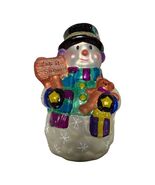 Vintage Carlton Cards Ceramic Snowman Figurine – 14” Tall - €29,15 EUR