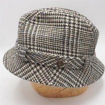 Vintage Country Gentleman Gray Wool Rain Cap Size 7-1/4 - £50.61 GBP