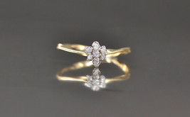 0.35ct Diamond 14k Solid Yellow Gold Engagement Women&#39;s Ring - £439.02 GBP