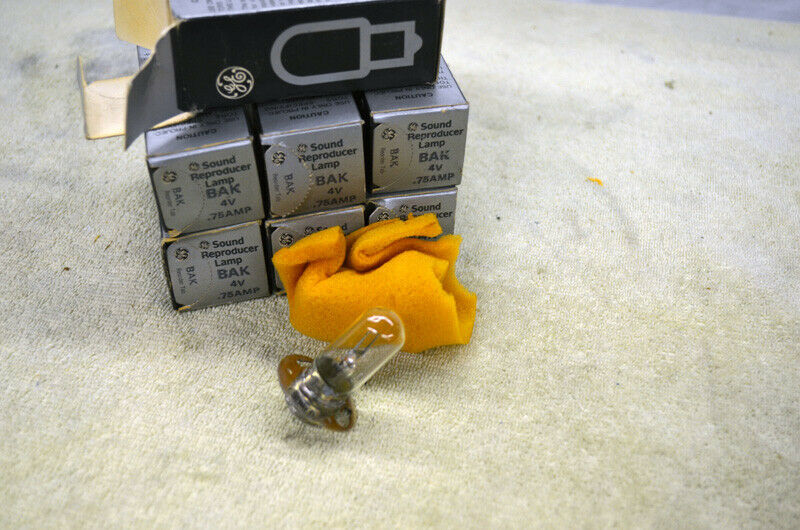GE Sound Reproducer Lamp BAK 4V .75 Amps New Old Stock - $5.20