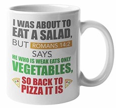 I Was About To Eat A Salad, But Romans 14:2 Tells Me Otherwise Funny Chr... - £15.52 GBP+
