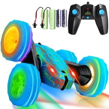 Remote Control Car, 360 Rotating Rc Cars With Wheel Light And Body Crack... - £33.86 GBP