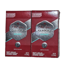 2 Pack Old Spice Clinical Sweat Defense Pure Sport Plus 1.7oz Gentle on ... - £23.69 GBP