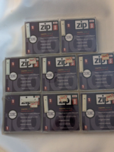 Lot Of 8 Iomega 100 MB Zip Drive Disks IBM Formatted Genuine Jewel Case NEW - $30.51