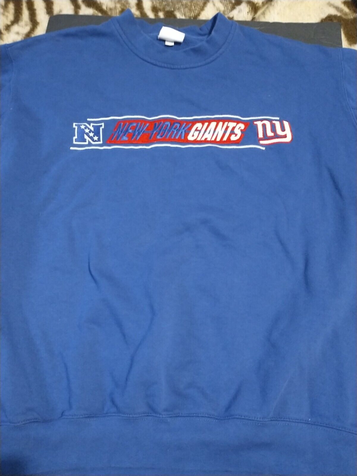 Primary image for NFL NY Giants Team Apparel Brand  Mens X Large (? )Pullover Sweatshirt 2012