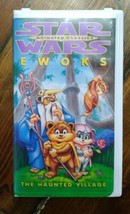 Star Wars Ewoks- VHS Tape The Haunted Village Animated Series Rare - £9.42 GBP