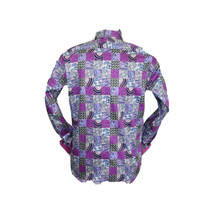 Men Shirt JValintin Turkey-Usa 100% Egyptian Cotton Axxess Style 1206-4 Purple image 9