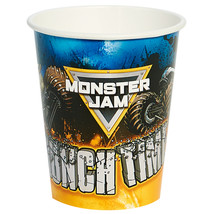 Birthdayexpress Monster Jam Party Supplies 9Oz Paper Cups (8) - £34.68 GBP