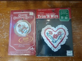 NEW VTG Deadstock LOT Trim Wire Country Craft Christmas sewing Cross Stitch Kit - £12.14 GBP