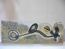 NEW Bounty Hunter DISC22 Discovery 2200 Metal Detector Black - £85.62 GBP
