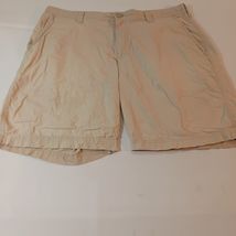 Columbia Cotton Shorts Men's 36X10 Beige/Tan AM4471 Lightweight Chino Co... - $12.86