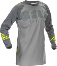 Fly Racing Mens MX Offroad 2019 Windproof Jersey Grey/Hi-Vis Sm - £56.74 GBP