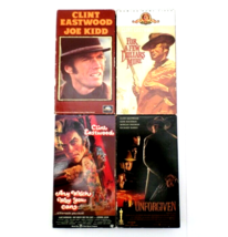 VHS Bundle 4 Clint Eastwood Movies: For A Few Dollars More, Joe Kidd, Unforgiven - £8.96 GBP