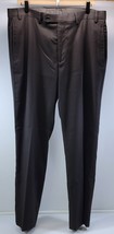 D) Lauren by Ralph Lauren Men Black Flat Front Dress Pants 36x32 - $462.49 MXN