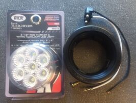 Trux 2-1/2&quot; Dual Revolution Marker &amp; Backup 7 Diode LED 2 IN 1 Red/White... - $19.95