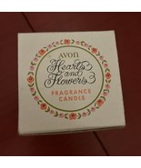 Avon Hearts and Flowers Fragrance Candle -  1973 In Box - $16.26 CAD