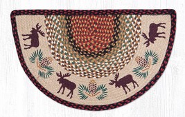 Earth Rugs SCP-19 Moose Pinecone Printed Slice 18&quot; x 29&quot; - £38.91 GBP