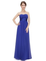 Ever-Pretty Womens Sleeveless Long Empire Waist Dress Saphire Blue Size ... - $33.17