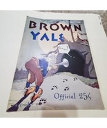 Vintage Used FOOTBALL Brown Yale GAME Official Program November 11, 1944 - £11.61 GBP