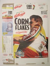 Kellogg&#39;s Corn Flakes 24 Oz Cereal Box 2001 Terry Labonte 10 Years - £10.58 GBP